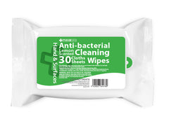 Maxcare Anti-bacteria Wet Wipes Lemon Scented 150x200mm 30’s