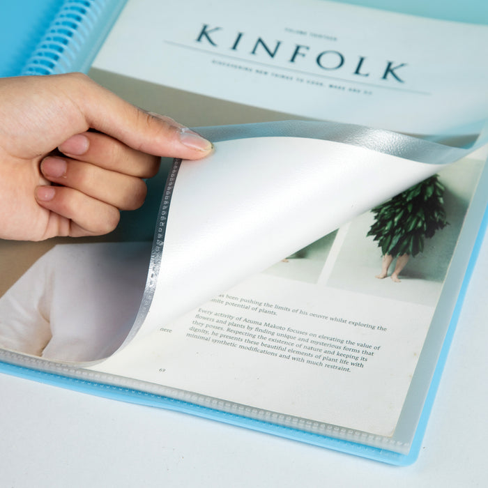 Inside view of 80-micron copy-safe pocket