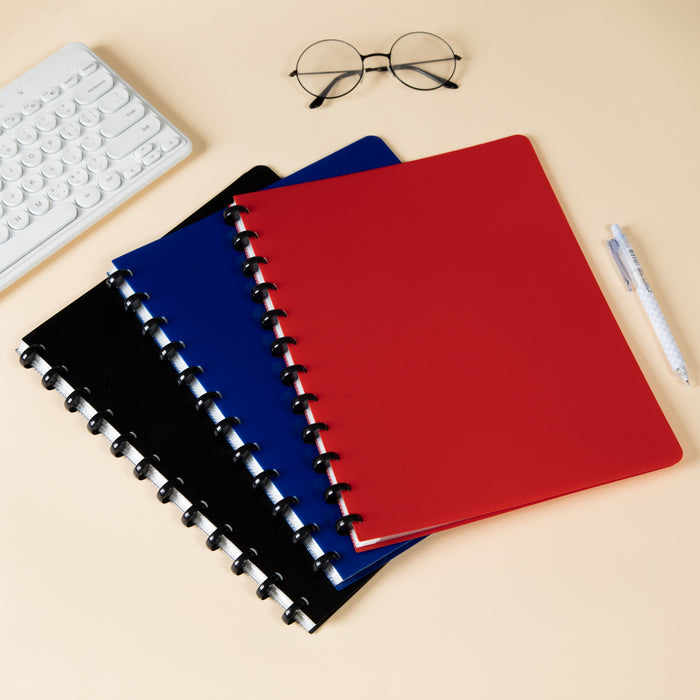 A4 refillable display book – 30 removable sleeves