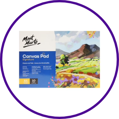 canvas paper pad