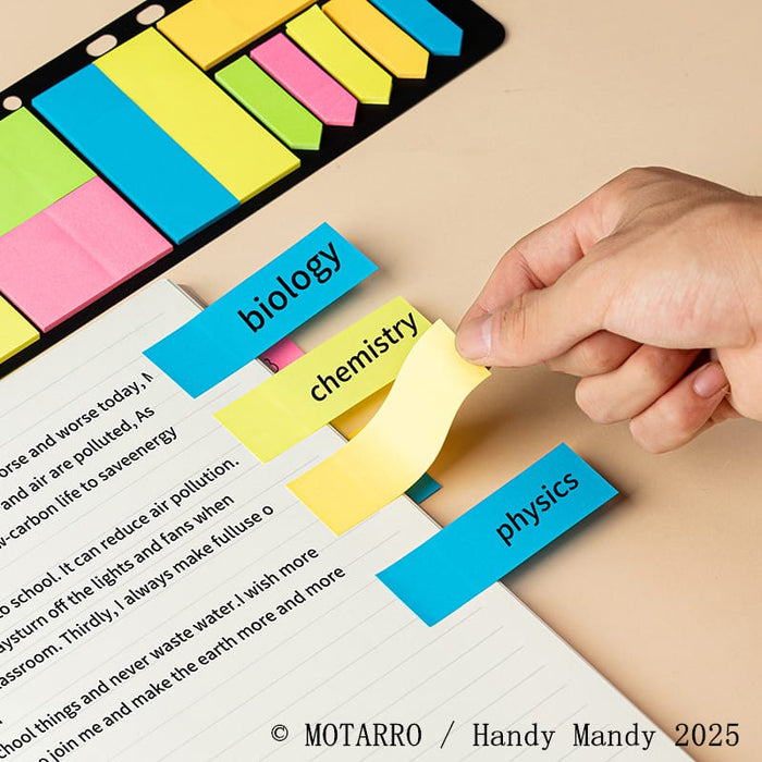 MOTARRO Sticky Notes Set – 275 Sheets with Binder Insert