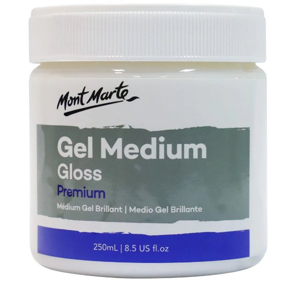 Acrylic Medium Gloss Gel Premium 250ml - Handy Mandy Craft Store