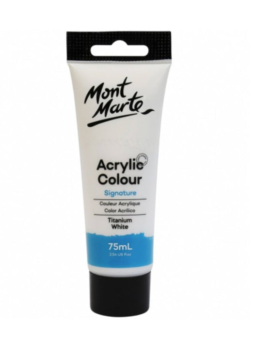 Acrylic Paint Signature 75ml - Titanium White - Handy Mandy Craft Store