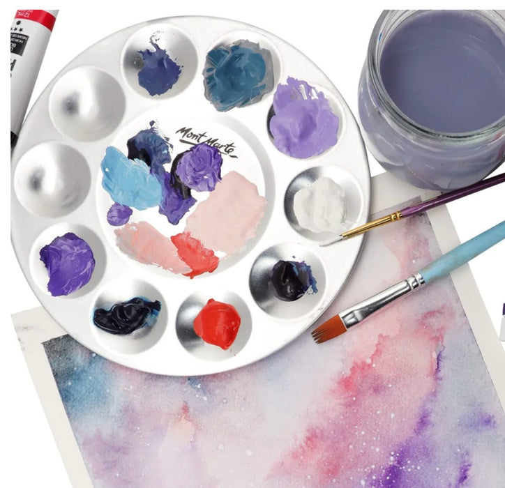 Aluminium Round Palette Signature 10 Well - Handy Mandy Craft Store