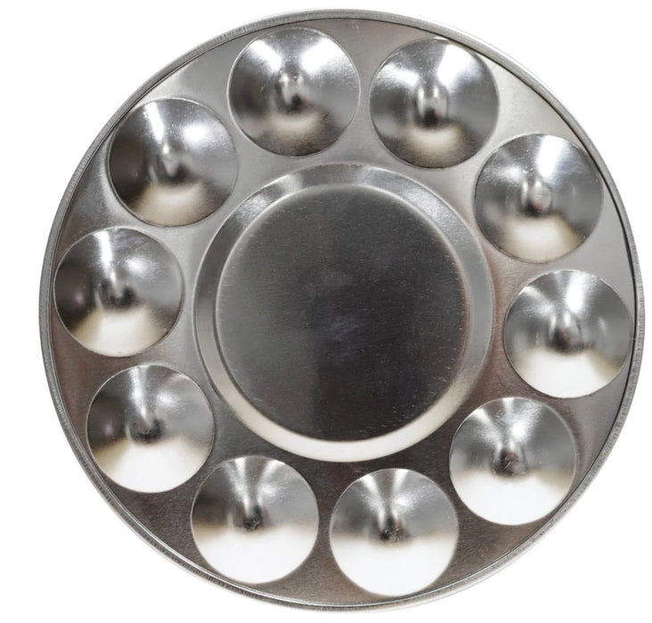 Aluminium Round Palette Signature 10 Well - Handy Mandy Craft Store