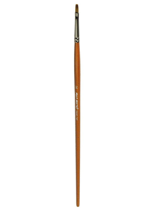 Artist Brush Taklon Flat Long 2 - Handy Mandy Craft Store