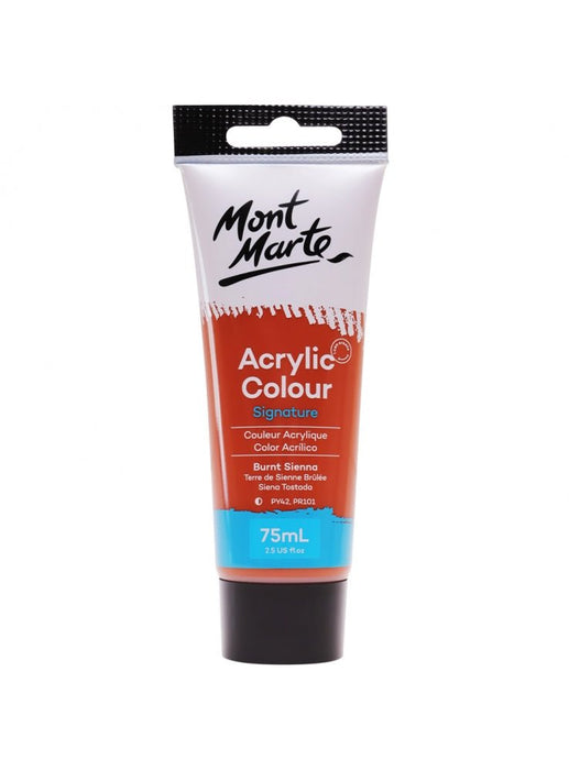Burnt Sienna Studio Acrylic Paint 75ml - Handy Mandy Craft Store