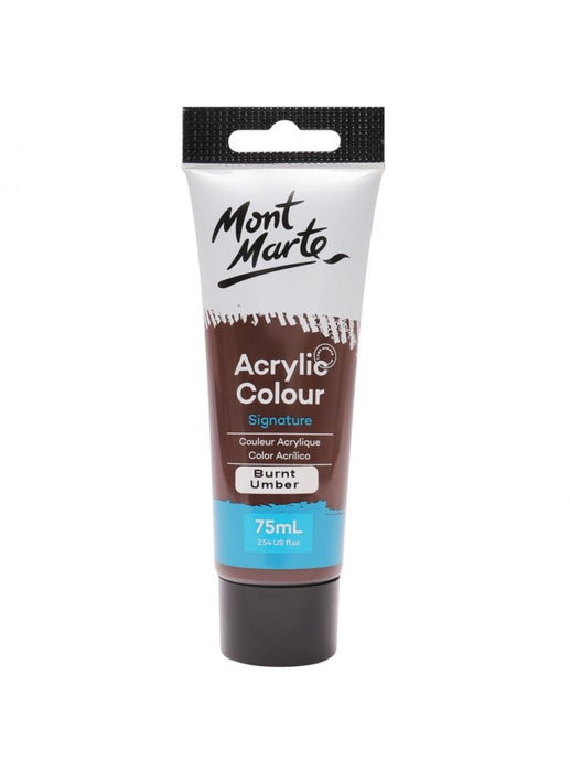 Burnt Umber Signature Acrylic Paint 75ml - Handy Mandy Craft Store