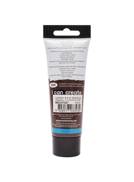 Burnt Umber Signature Acrylic Paint 75ml - Handy Mandy Craft Store