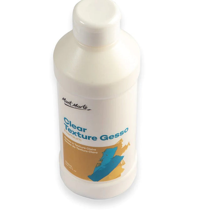 Clear Texture Gesso Premium 500ml (16.9oz) - Handy Mandy Craft Store