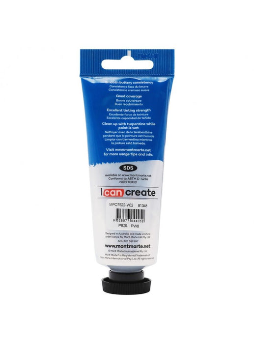 Cobalt Blue Oil Paint Tube Premium 75ml - Handy Mandy Craft Store