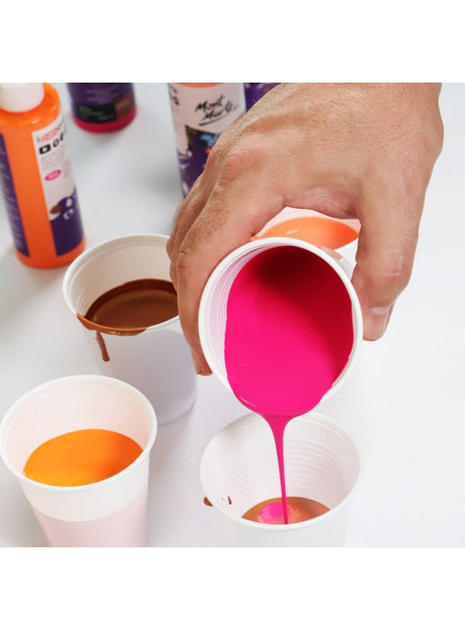 Coral Premium Pouring Acrylic Paint 120ml 4pc Set - Handy Mandy Craft Store