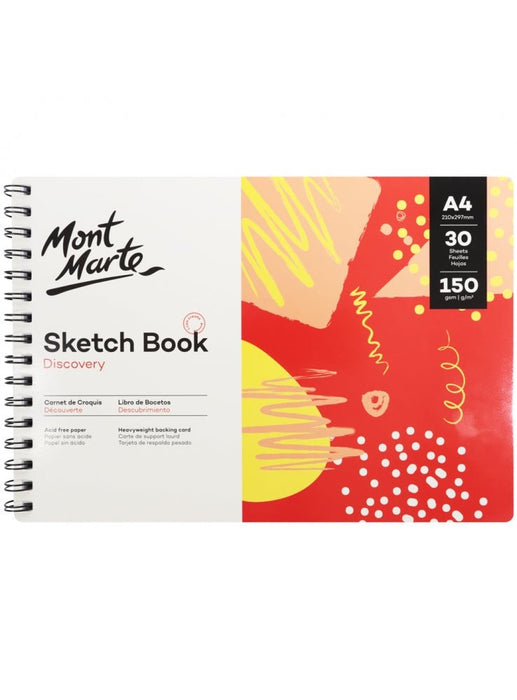 Discovery Sketch Book A4 (8.3 x 11.7in) 30 Sheets 150gsm - Handy Mandy Craft Store