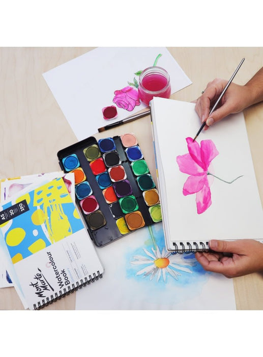 Discovery Watercolor Book A5 (5.8 x 8.3in) 30 Sheets 190gsm - Handy Mandy Craft Store