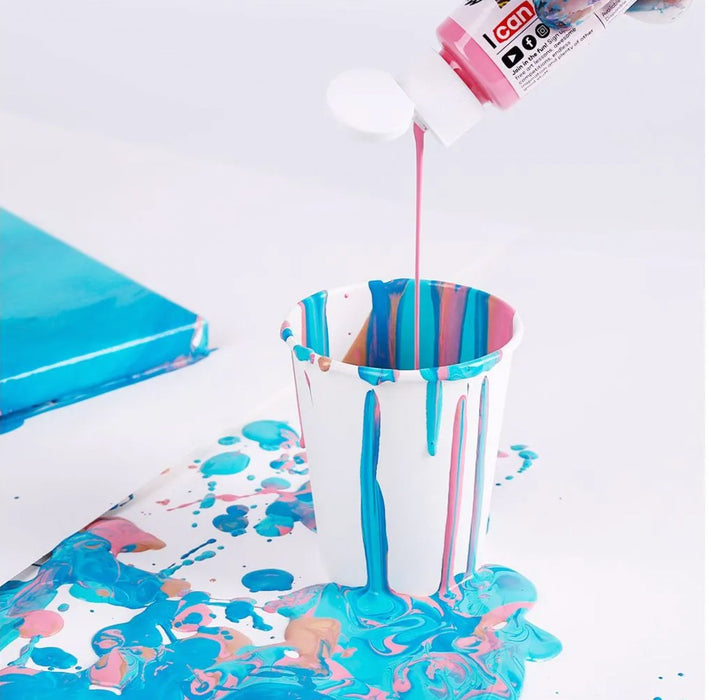 Flamingo Pouring Acrylic Paint Set Premium 4pc x 60ml - Handy Mandy Craft Store