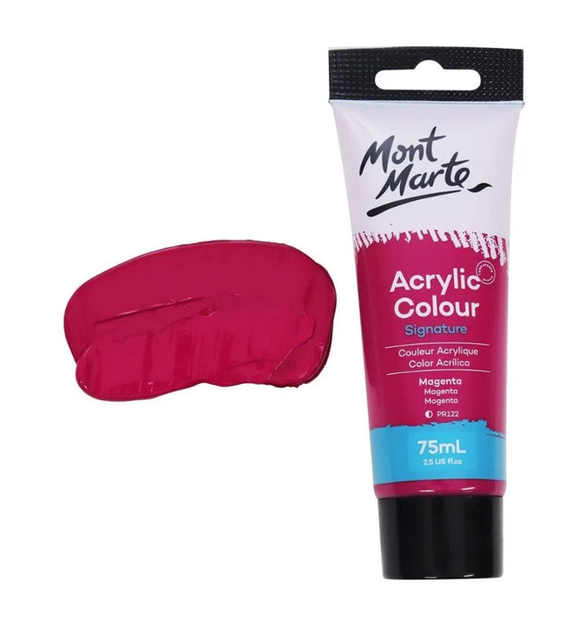 Magenta Acrylic Paint Signature 75ml - Handy Mandy Craft Store