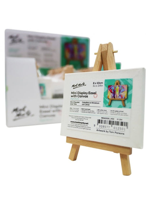 Mini Display Easel With Canvas 8X10Cm - Handy Mandy Craft Store