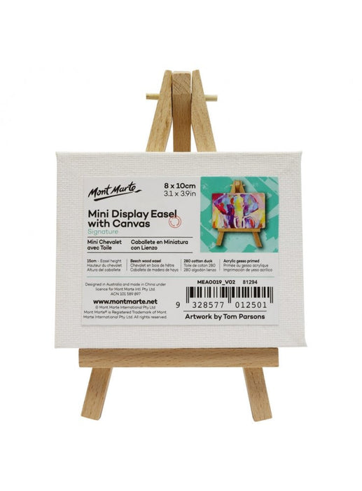 Mini Display Easel With Canvas 8X10Cm - Handy Mandy Craft Store