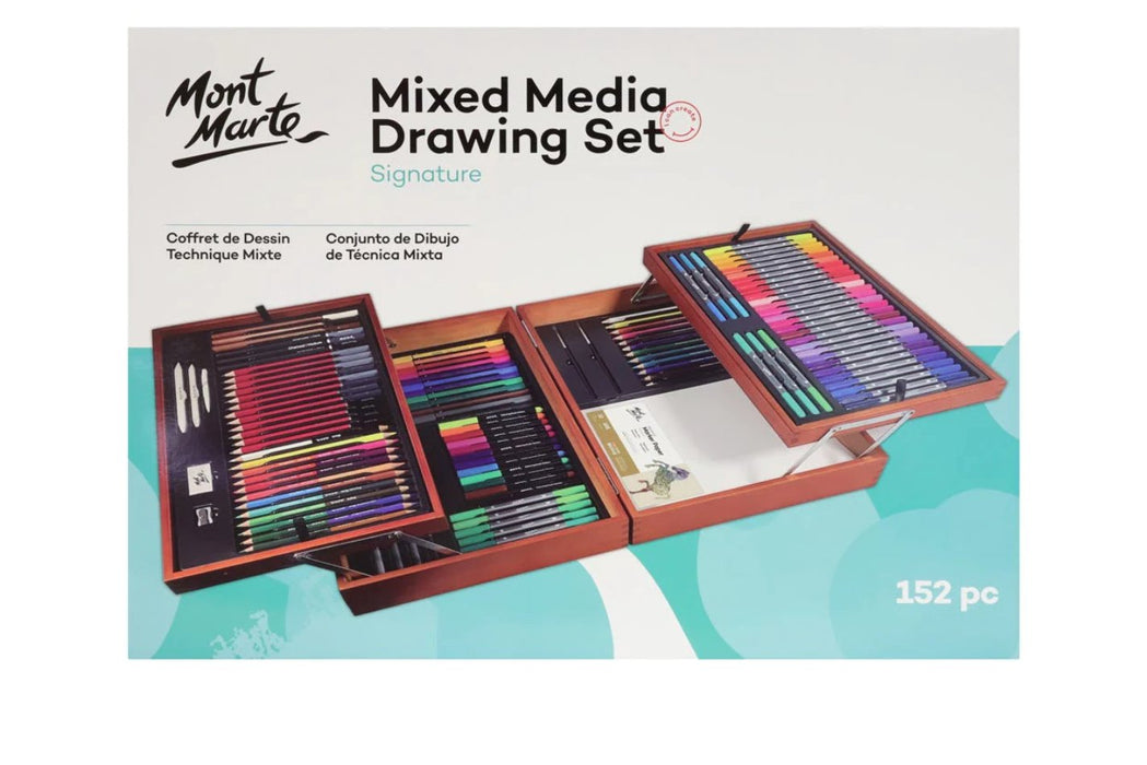 Mixed Media Drawing Set Signature 152pc - Handy Mandy Craft Store
