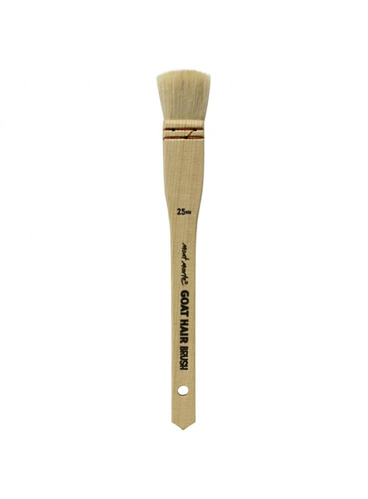 Mont Marte Goat Hair Pine Wood Brush - 25mm - Handy Mandy Craft Store