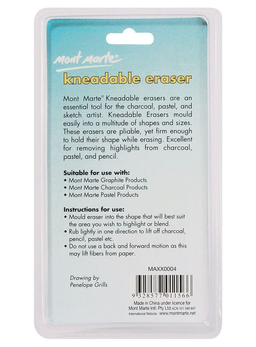 Mont Marte Kneadable Erasers 2pc - Handy Mandy Craft Store