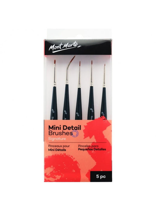 Mont Marte Mini Detail Brush Set 5pc - Handy Mandy Craft Store