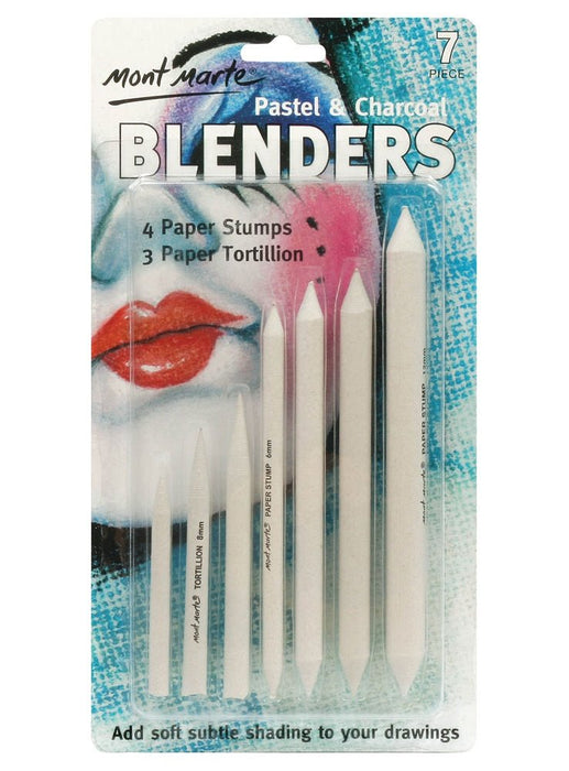 Mont Marte Pastel & Charcoal Blenders 7pce - Handy Mandy Craft Store