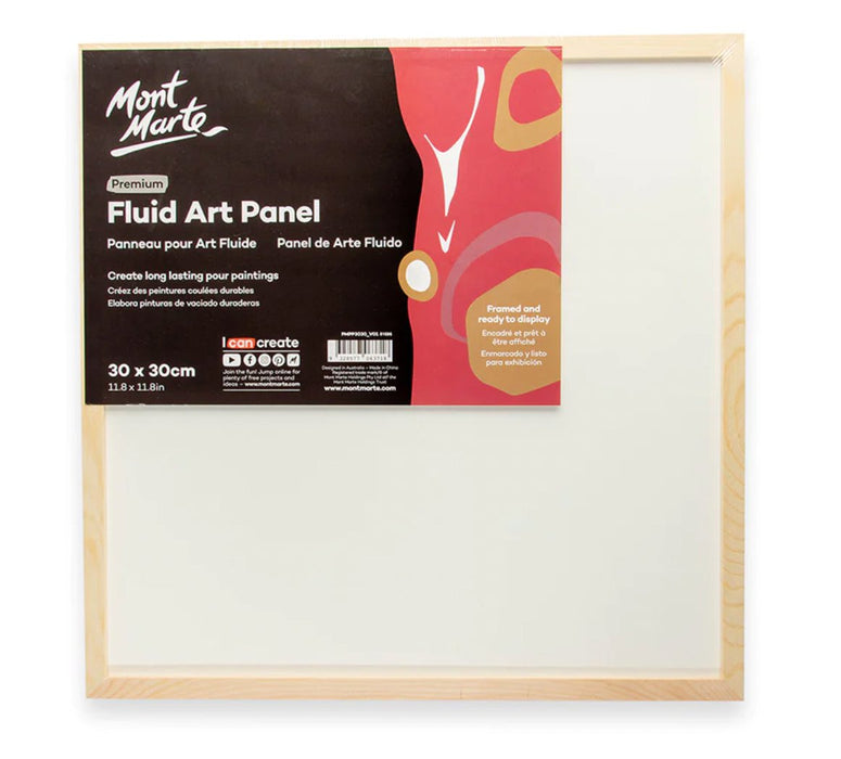 Mont Marte Premium Fluid Art Panel 23x30cm - Handy Mandy Craft Store