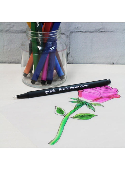 Mont Marte Signature Fine Tip Markers 12pc - Handy Mandy Craft Store