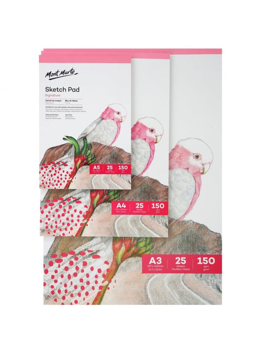 Mont Marte Signature Sketch Pad 150gsm 25 Sheet A4 - Handy Mandy Craft Store