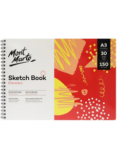 Mont Marte Sketch Book Discovery A3 30 Sheets 150gsm
