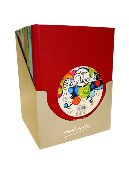 Mont Marte Sketch Book Hard Cover 110gsm A4 220 Page - Handy Mandy Craft Store
