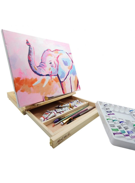Mont Marte Table Easel w/Drawer - Pine - Handy Mandy Craft Store