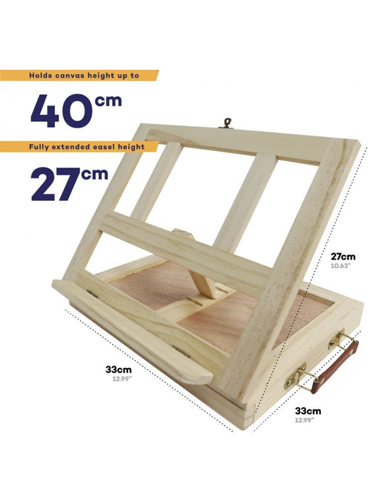 Mont Marte Table Easel w/Drawer - Pine - Handy Mandy Craft Store