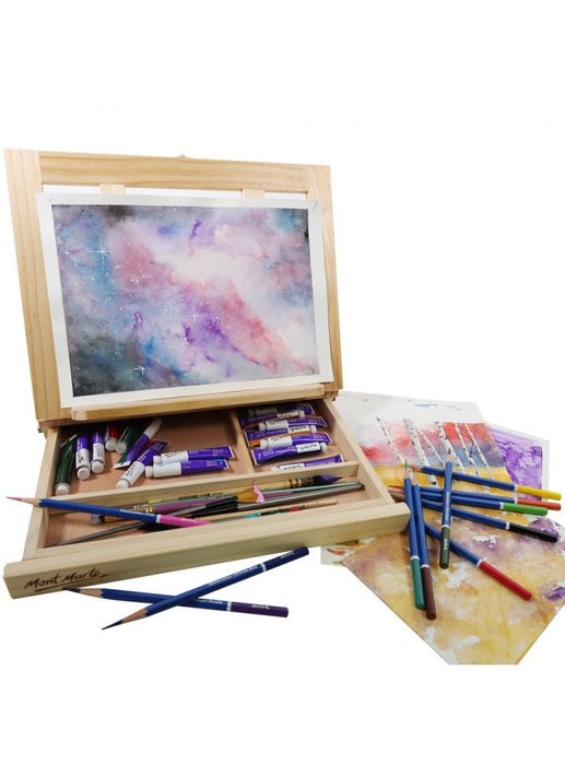 Mont Marte Table Easel w/Drawer - Pine - Handy Mandy Craft Store