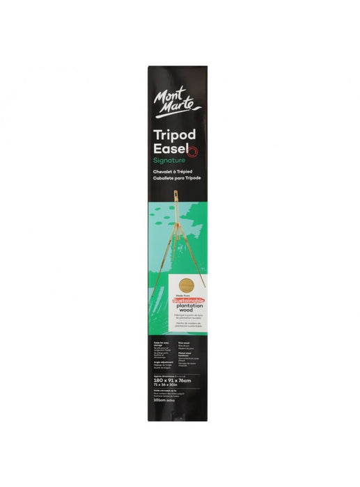 Mont Marte Tripod Easel - Pine Wood - Handy Mandy Craft Store