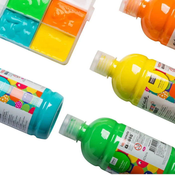 Monte Marte Poster Paint 500ml - Cerulean Blue - Handy Mandy Craft Store