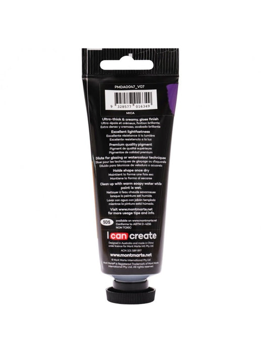 Pearl Purple Premium Dimension Acrylic Paint 75ml - Handy Mandy Craft Store