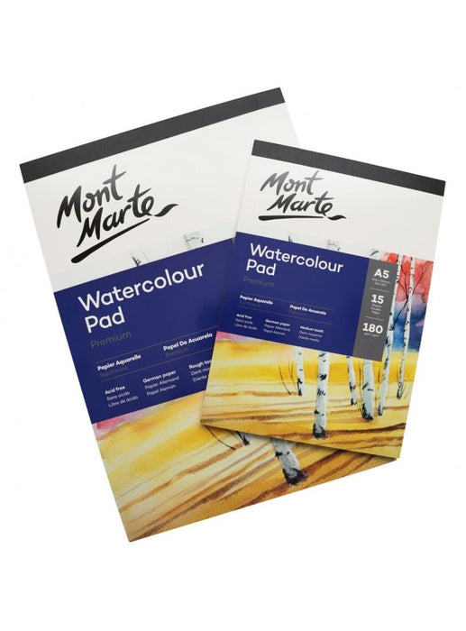 Premium Watercolor Pad A4 180gsm 15 Sheet - Handy Mandy Craft Store