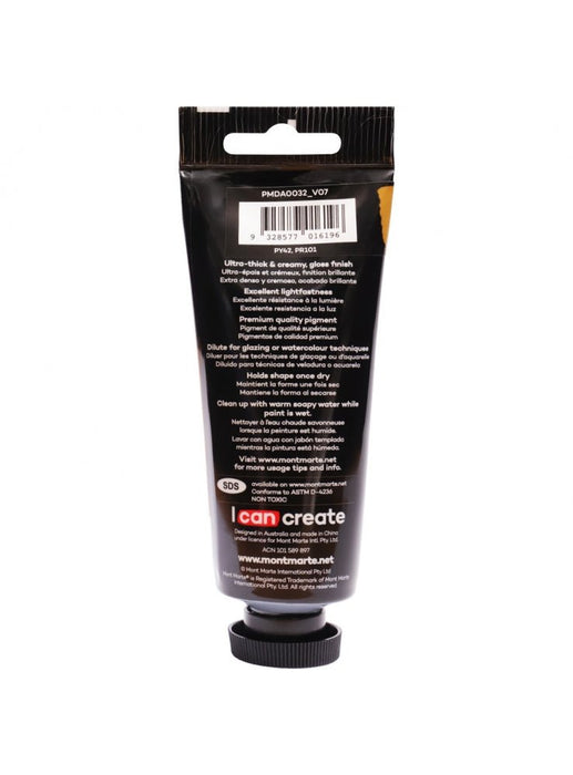 Raw Sienna Premium Dimension Acrylic Paint 75ml - Handy Mandy Craft Store