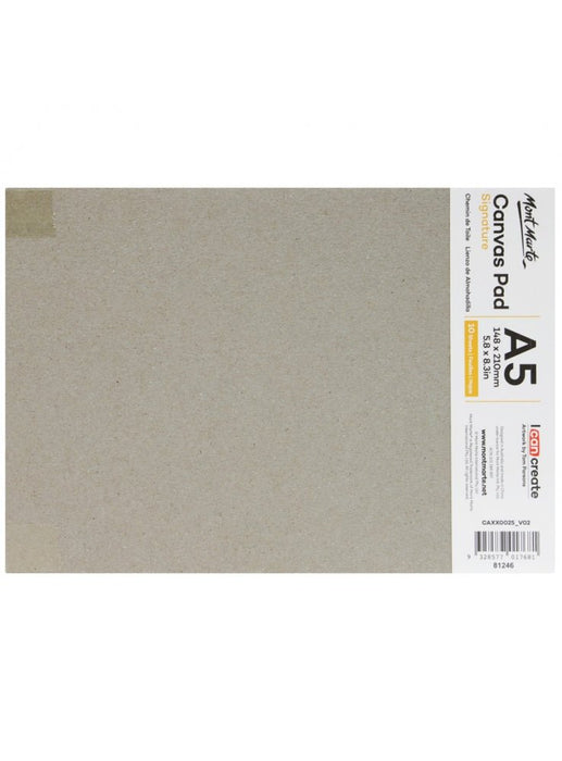 Signature Canvas Pad 10 Sheet A5 - Handy Mandy Craft Store