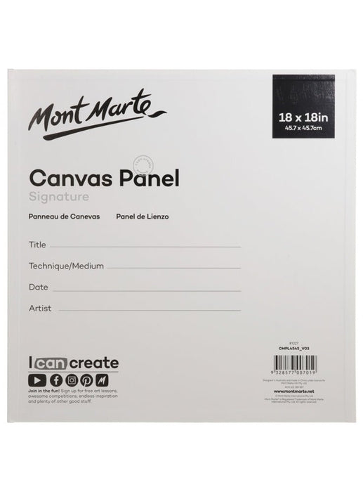 Signature Canvas Panel 1pc 45.7 x 45.7cm - Handy Mandy Craft Store