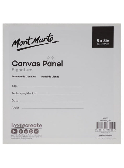 Signature Canvas Panels 2pc 20.4 x 20.4cm - Handy Mandy Craft Store