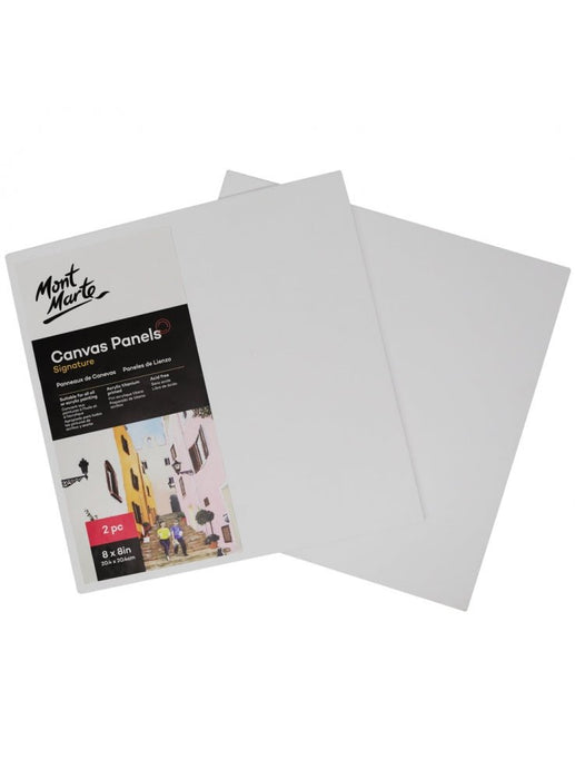 Signature Canvas Panels 2pc 20.4 x 20.4cm - Handy Mandy Craft Store