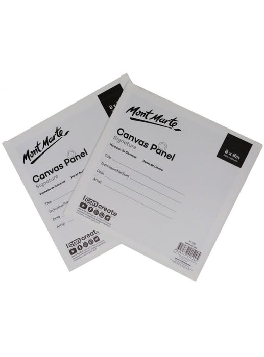 Signature Canvas Panels 2pc 20.4 x 20.4cm - Handy Mandy Craft Store