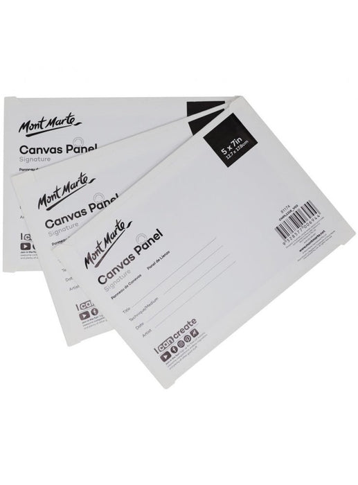 Signature Canvas Panels 3pc 12.7 x 17.8cm - Handy Mandy Craft Store