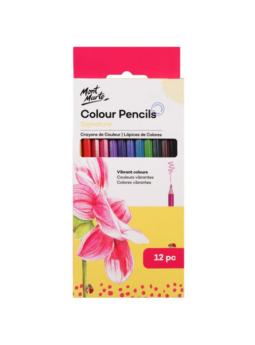 Signature Colour Pencils 12pc - Handy Mandy Craft Store