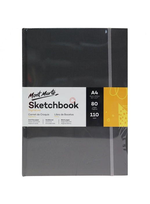 Signature Hardbound Sketch Book 110gsm A4 - Handy Mandy Craft Store