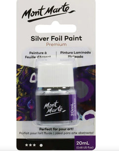 Silver Foil Paint Premium 20ml