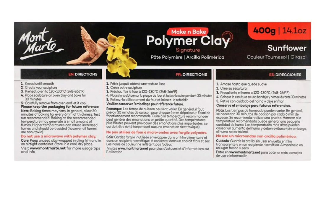 Sunflower Make n Bake Polymer Clay Signature 400g - Handy Mandy Craft Store